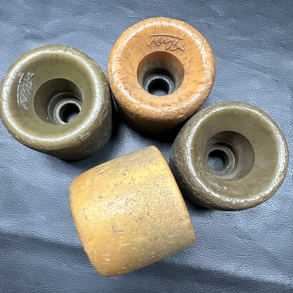 ALVA Skateboard Wheels Orange Yellow Brown Dog Town Tony ALVA 1978 ?